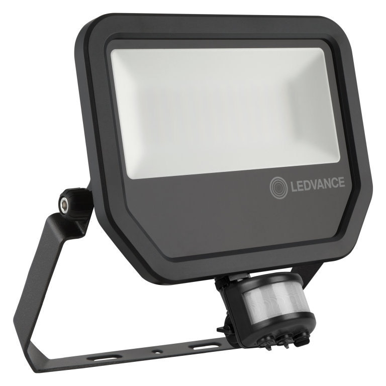 Прожектор с датчиком движения Ledvance FL PFM 50W/3000K SYM 100 S BK (4058075460997)