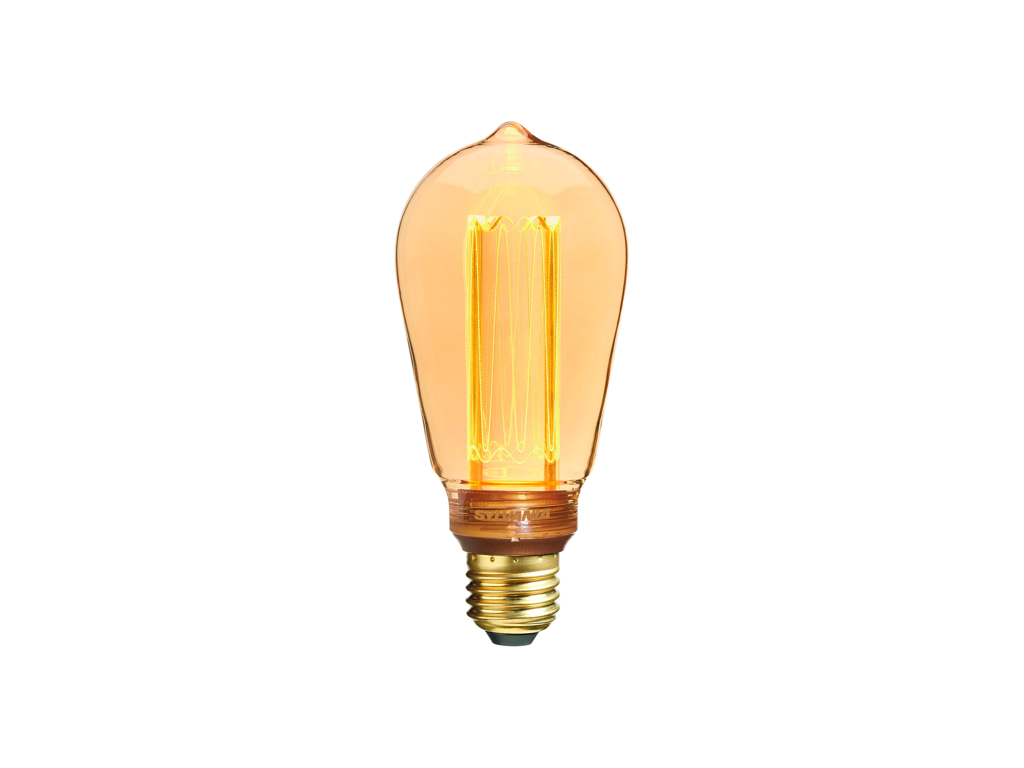 Светодиодная лампа Sylvania ToLEDo MIRAGE ST64 2,5W 125Lm E27 золотая (29905)