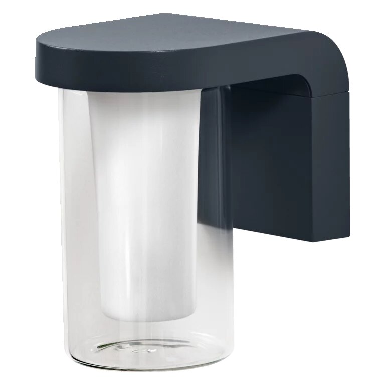 Світильник настінний Smart+ Wifi Cascade Wall RGBW 10 Вт IP44 темно-сірий Ledvance (4058075564244)