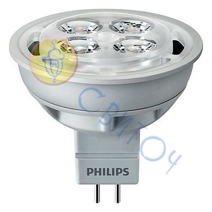 Светодиодная лампа Philips Essential LED 5-50W 2700K 12V MR16 24D (929001240108)