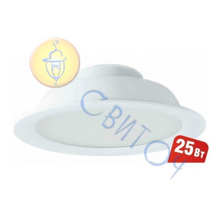 Светильник Navigator 94838 NDL-P1-25W-840-WH-LED 25W/840 IP44 светодиодный