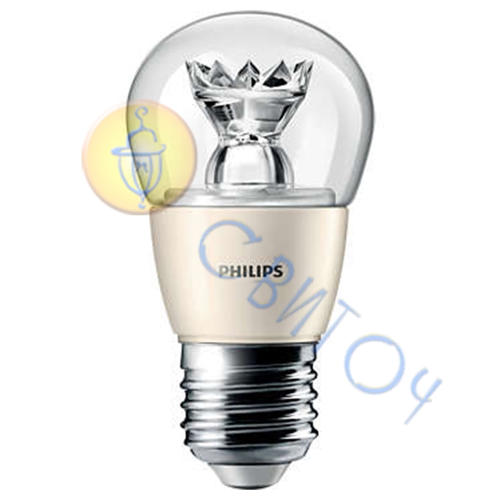 Светодиодная лампа Philips MAS LEDluster DT 6-40W E27 827 P48 CL шар (929001140702)