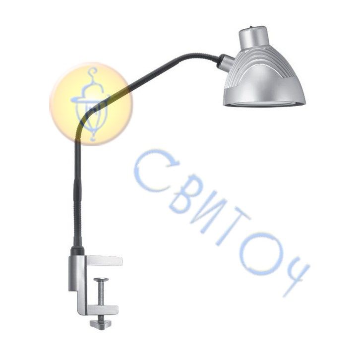 Navigator 94639 NDF-С001-5W-4K-BL-LED на струбцины серый