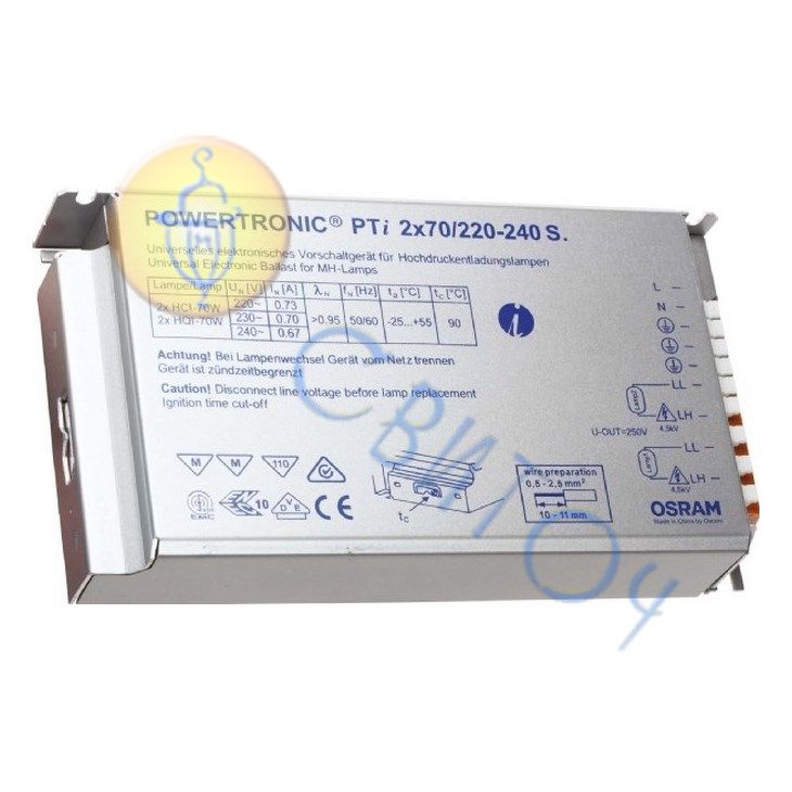 Балласт OSRAM PTi 2x70/220-240 S электронный (4008321910028)