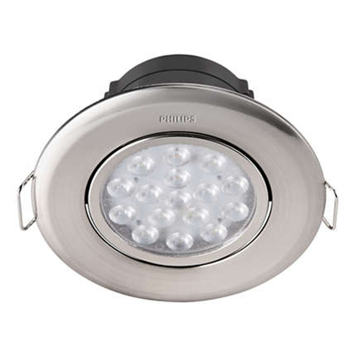 47040 Philips точечный даунлайт белый LED 5W 2700К IP20 диам. 84мм светильник (915005088901)