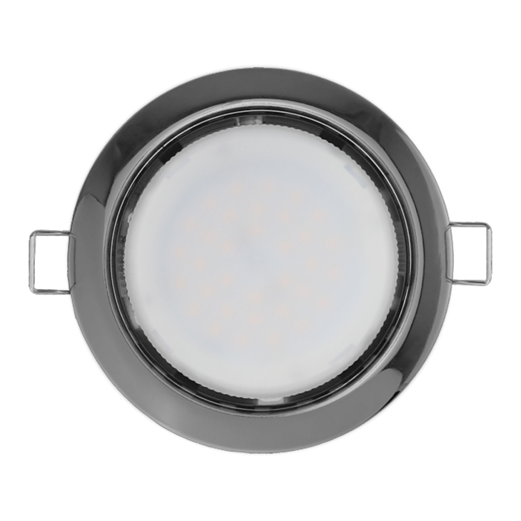 Светильник Navigator 71281 NGX-R1-005-GX53(Черный хром)круг. Светильник под лампу GX53, без лампы