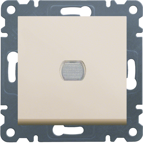 Светрегулятор Hager нажимной Lumina-2, крем, 60-300Вт (WL4031)