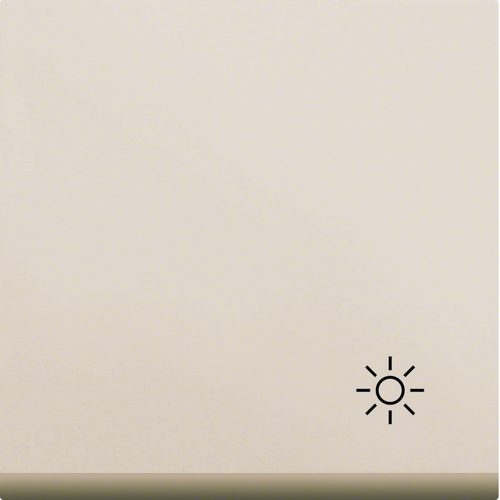 Клавиша Hager з символом "Свет" Lumina-2, крем (WL6021)