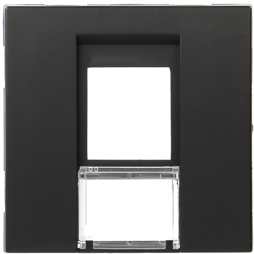 Корпус Hager для одного разьема типа Keystone, 2М Systo антрацит (WS203N)