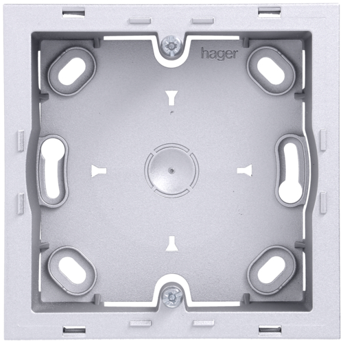 Адаптер Hager н/у 2М Systo титан (WS681T)