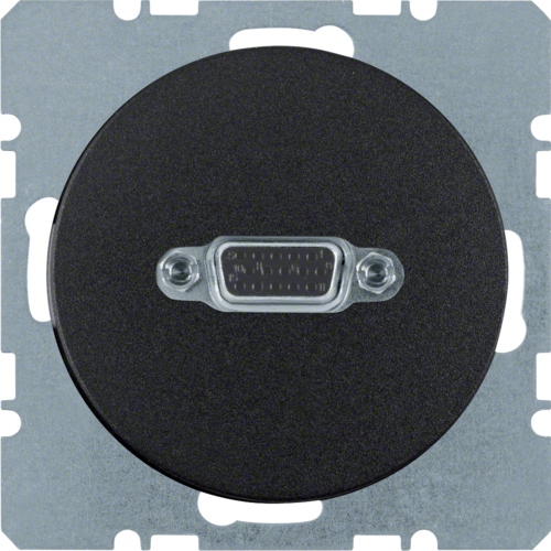 VGA-Розетка Berker, черная, R.x (3315402045)