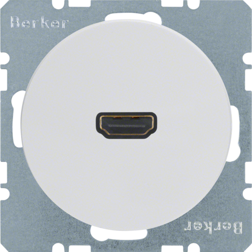 HDMI-Розетка Berker, пол.белизна, R.x (3315422089)