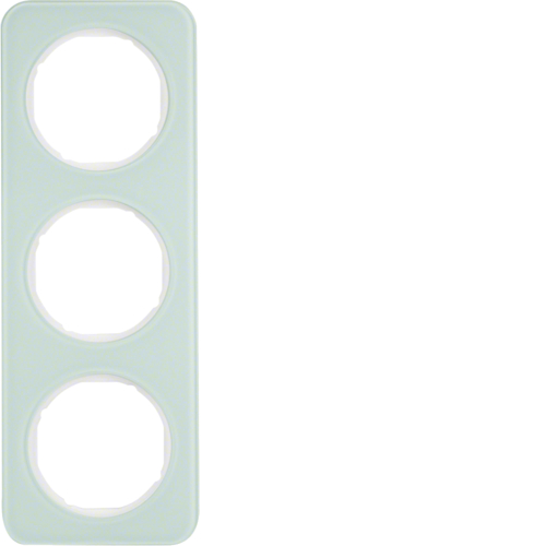 Рамка Berker 3Х стекло/пол.белизна, R.1 (10132109)