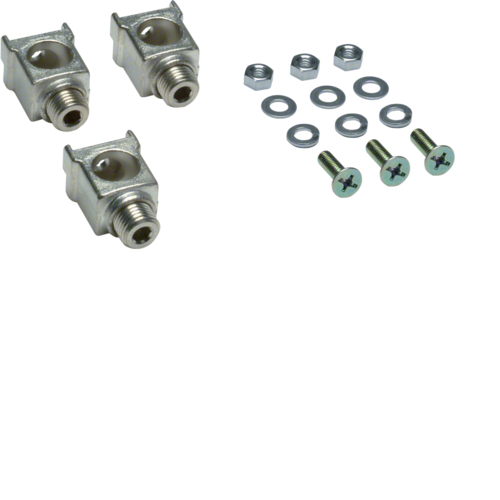 Тоннельные клеммы Hager h250 3-пол. CU (HYC003H)