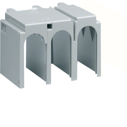 Крышка Hager для защиты удлиненных клемм h630 3-пол. (HYD021H)