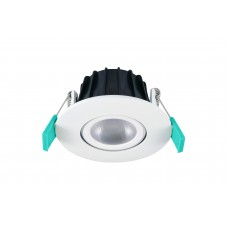 OBICO 68 IP65 550lm 3CCT DIM ADJ WHITE Врезной светодиодный влагозащищенный светильник круглый дымированный с регулировкой цветовой температуры Sylvania (0005363)