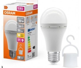 Світлодіодна лампочка з акумулятором OSRAM LED CL A60 RECH 8W/840 230V E27 6X1 (4099854190131)