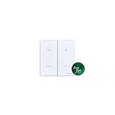 EcoSet BLE Wall Switch Настенный выключатель, беспроводной, питание от аккумулятора PHILIPS (911401562843)