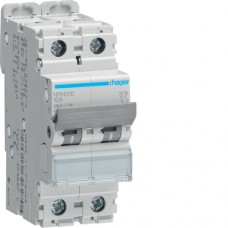 Автоматический выключатель Hager 2P 25kA C-0.5A 2M (NRN200)