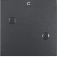 Клавиша Berker 1Х с знком 0, прикручивается, антрацит B.х (15731606)
