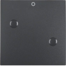 Клавиша Berker 1Х с знком 0, прикручивается, антрацит B.х (15731606)