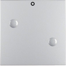 Клавиша Berker 1Х с знком 0, прикручивается, алюминий B.х (15731404)