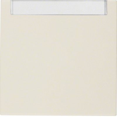 Клавиша Berker 1Х с полем д/надписи, белая S.1 (16268982)