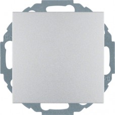 Розетка Berker с з/к, крышка, защ.контактов, алюминий, 16А/250В B.х (47441404)