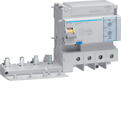 Блок устройства защитного отключения Hager 4-пол., In=125A, 0,3-0,5-1A, AC (BTC480E)