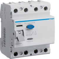 Устройство защитного отключения Hager 4P 80A 300mA A S (CP480D)
