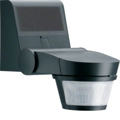 Датчик движения Hager н/у IP55, питание Solar, антрацит, KNX quicklink (TRE531)