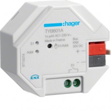 Исполнительное устройство Hager KNX 1-канальное, в/у, 4А (TYB601A)