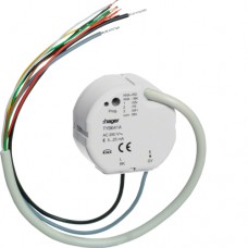 Исполнительное устройство Hager для систем отопления KNX, 1-канальное, Triac, в/у, 230В (TYB641A)