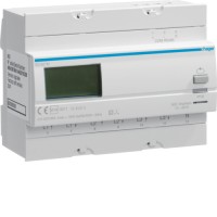 3-Фазный счетчик Hager прямого подключения Modbus, MID 100А, 7м (EC367M)