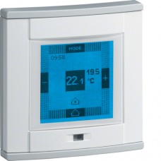 4-кнопочный термостат Hager с дисплеем KNX, белый (TX460A)