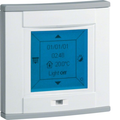 4-кнопочный выключатель Hager с дисплеем KNX, белый (TX450A)