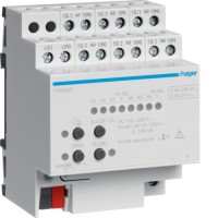 TYF656T Викон.пристрій для систем опаленням KNX, 6-канальний, Triac, 230В/24В