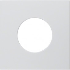 Накладка Berker для нажимной кнопки и светового сигнала Е10, пол.белизна S.1 (11248989)