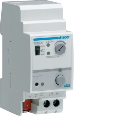 Суммеречный выключатель Hager KNX 2-20000Lux (TXA025)