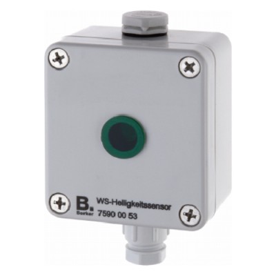 Датчик освещения Hager для н/у, серый, KNX (75900053)