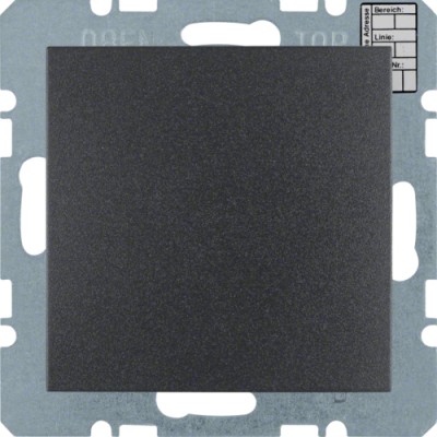 Регулятор температуры Berker с кноп.интерфейсом и шинним соединителем, антрацит B.х (75441285)