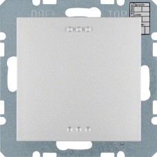 Регулятор температуры Berker с кноп.интерфейсом и шинним соединителем, алюминий B.х (75441283)