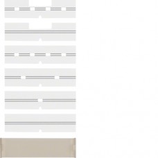 Поле для надписи Berker, c защитной пластиной, к бронзовым клавишным сенсорам, ARSYS (75960005)