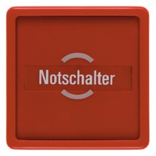 Клавиша Berker аварийная с стеклянным диском, красная AQUATEC IP44 (12909905)