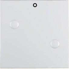 Клавиша Berker 1Х с знком 0, прикручивается, пол.белизна матовая, S.1/B.х (15731909)