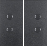 Клавиша Berker 2Х, прикручиваются, антрацит B.х (15711606)