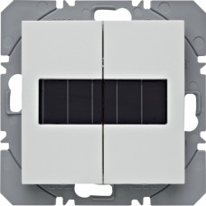 Передавач 2-кан. на солнечной батареи KNX-quicklink S.1/B.х пол.белизна матовая (85656188)