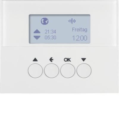 Таймер Berker для вставки жалюзи KNX-quicklink K.1 пол.белизна (85745179)