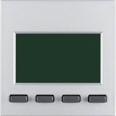 Таймер Berker Easy с дисплеем, алюминий B.х (17351404)