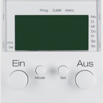 Таймер Berker с дисплеем, пол.белизна матовая S.1/B.х (17361909)